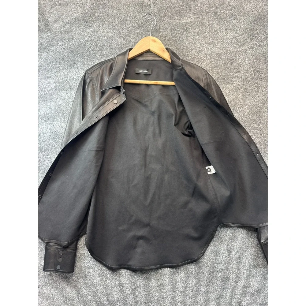 THEPERFEXT leather shirt